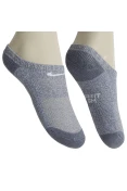 MEIA NIKE PERFORMANCE CUSHIONED SEM CANO INFANTIL PACOTE COM 3 - Preto/grafite
