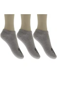 MEIA NIKE SB NO SHOW SOCK PACOTE COM 3 - Cinza/preto