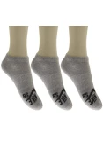 MEIA NIKE SB NO SHOW SOCK PACOTE COM 3 - Cinza/preto