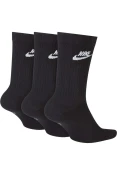 MEIA NIKE SW EVERYDAY ESSENTIAL CREW PACOTE COM 3 PARES - Preto