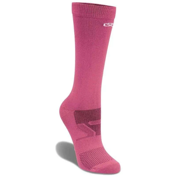 MEIA OLYMPIKUS CORRE CANO MEDIO 33/38 FEMININA - Pink/branco