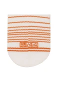 MEIA OLYMPIKUS FUNCIONAL 39/44 MASCULINA - Branco/laranja
