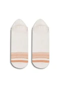 MEIA OLYMPIKUS FUNCIONAL 39/44 MASCULINA - Branco/laranja