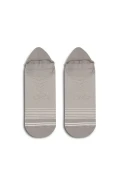 MEIA OLYMPIKUS FUNCIONAL FEMININA - Cinza/branco