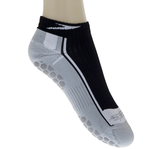 MEIA SPEEDO ANTI-DERRAPANTE - Preto/cinza