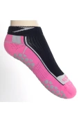 MEIA SPEEDO ANTI-DERRAPANTE - Rosa/preto