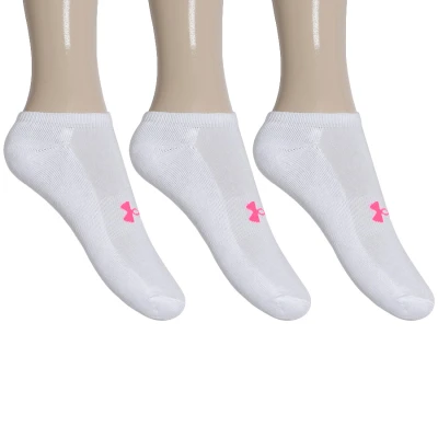 MEIA UNDER ARMOUR ATHLETIC SOLO PACOTE COM 3 - Branco