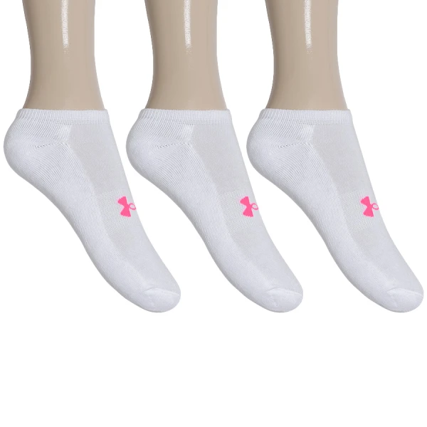 MEIA UNDER ARMOUR ATHLETIC SOLO PACOTE COM 3 - Branco