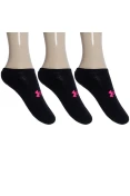 MEIA UNDER ARMOUR ATHLETIC SOLO PACOTE COM 3 - Preto