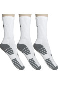 MEIA UNDER ARMOUR HEATGEAR CREW PACOTE COM 3 PARES 39/44 - Branco