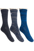 MEIA UNDER ARMOUR HEATGEAR TCH PACOTE COM 3 PARES 39/44 - Azul/preto