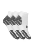 MEIA UNDER ARMOUR HEATGEAR TECH MASCULINA PACOTE COM 3 PARES - Branco