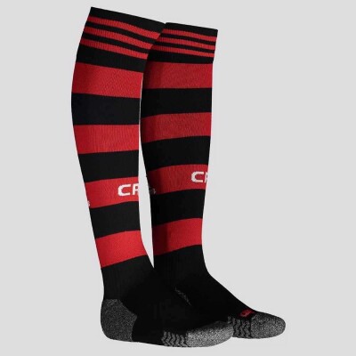 MEIÃO ADIDAS CR FLAMENGO OFICIAL I 2022 - Vermelho/preto