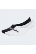 MEIAS ADIDAS FINNAS LINEAR BALLERINA COM 2 PARES FEMINIA - Preto/branco