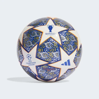 MINI BOLA ADIDAS UCL ISTAMBUL 23 - Branco/azul