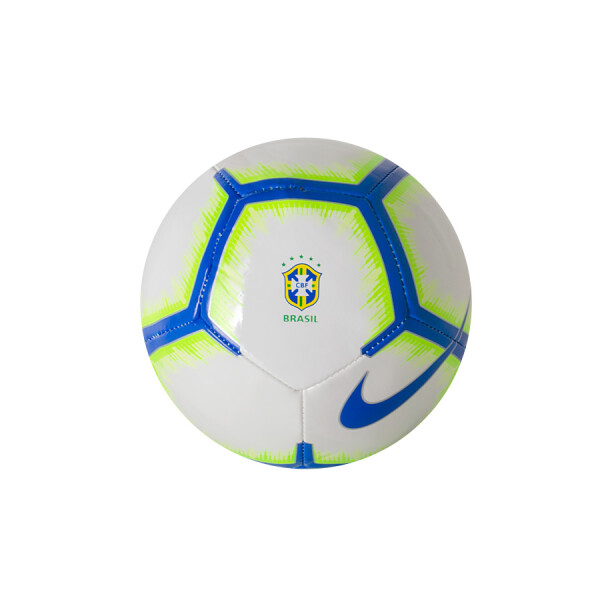 MINI BOLA NIKE BRASIL CBF SKILLS - Branco/azul