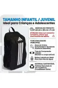 MOCHILA ADIDAS INFANTIL PEQUENA POWER BP YOUTH - Preto MOCHILA ADIDAS INFANTIL PEQUENA POWER BP YOUTH - Preto