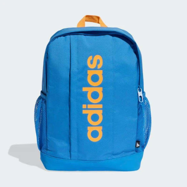 MOCHILA ADIDAS LINEAR INFANTIL - Azul/laranja