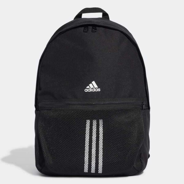 MOCHILA CLASSIC 3-STRIPES ADIDAS UNISSEX - Preto/branco