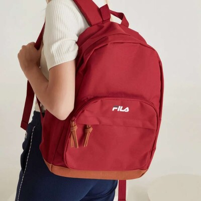 MOCHILA FILA SUEDE UNISSEX - Vermelho
