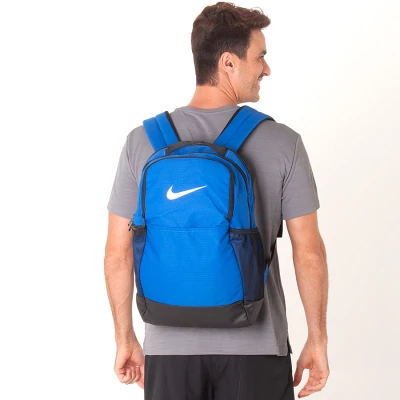 MOCHILA NIKE BRASILIA 9.0 - Azul/preto