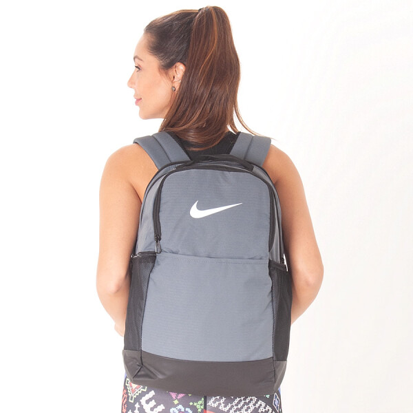 MOCHILA NIKE BRASILIA 9.0 - Grafite/preto