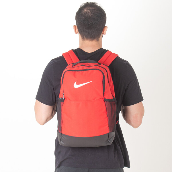 MOCHILA NIKE BRASILIA 9.0 - Vermelho/preto