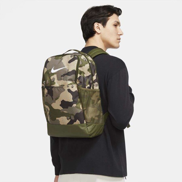 MOCHILA NIKE BRSLA M BKPK 9.0 AOP UNISSEX - Verde