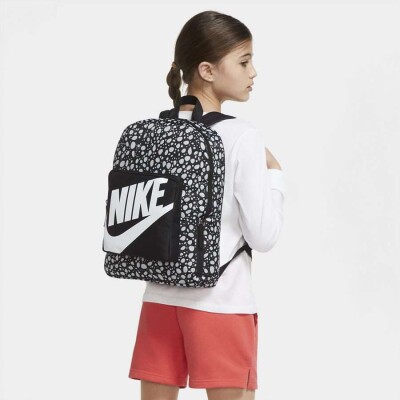 MOCHILA NIKE CLASSIC INFANTIL - Preto/cinza
