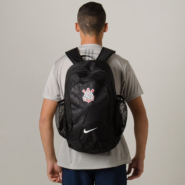 MOCHILA NIKE CORINTHIANS TORCEDOR - Preto/branco