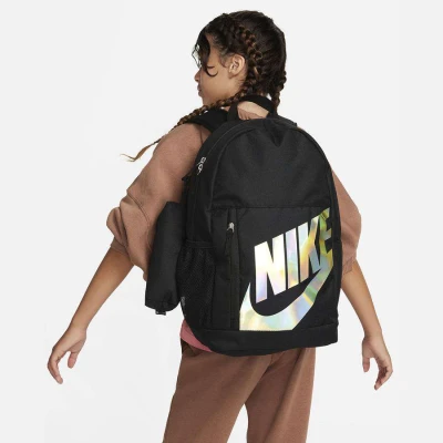 MOCHILA NIKE ELEMENTAL INFANTIL - Preto/prata
