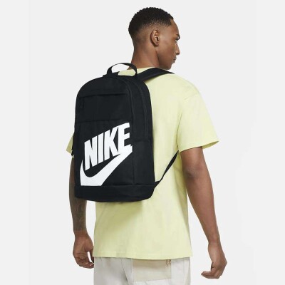 MOCHILA NIKE ELEMENTAL UNISSEX - Preto/branco
