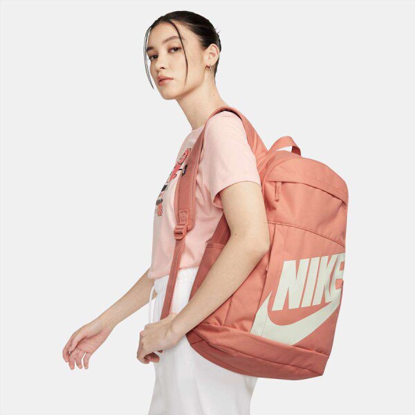 MOCHILA NIKE ELEMENTAL UNISSEX - Salmao/branco