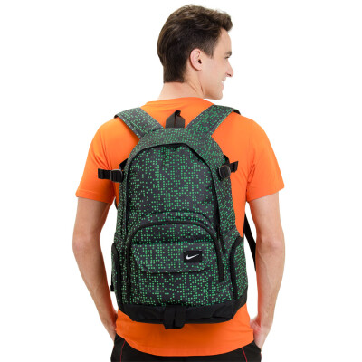 MOCHILA NIKE FUNDAMENTALS FULLFARE - Preto/verde