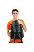 MOCHILA NIKE FUNDAMENTALS FULLFARE - Preto/verde MOCHILA NIKE FUNDAMENTALS FULLFARE - Preto/verde