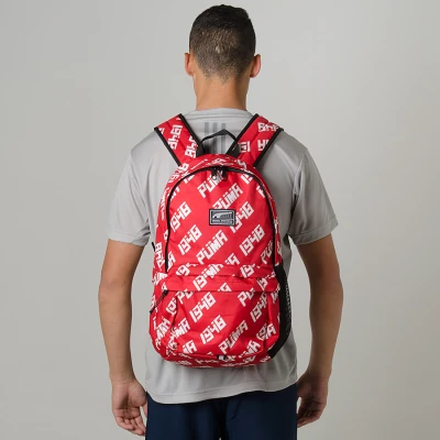 MOCHILA PUMA ACADEMY - Vermelho/branco