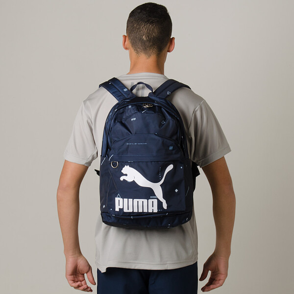 MOCHILA PUMA ORIGINALS BACKPACK - Marinho/branco