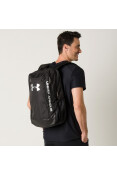 MOCHILA UNDER ARMOUR HUSTLE - Preto/prata MOCHILA UNDER ARMOUR HUSTLE - Preto/prata