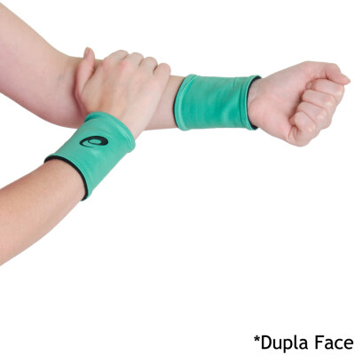 MUNHEQUEIRA ASICS COURT 2N1 WRISTBAND - Marinho/verde