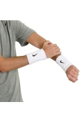 MUNHEQUEIRA NIKE SWOOSH DOUBLE WRISTBAND - Branco/preto