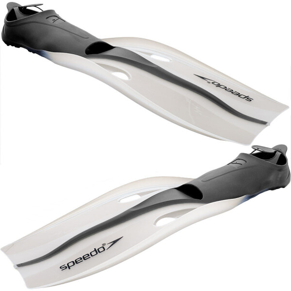 NADADEIRA SPEEDO OCEAN FIN - Preto/transparente