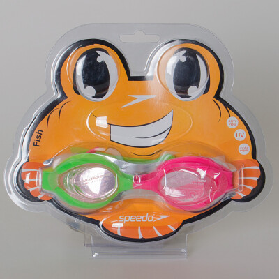 ÓCULOS NATAÇÃO SPEEDO FISH INFANTIL - Verde/rosa