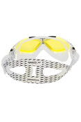 ÓCULOS NATAÇÃO SPEEDO OMEGA SWIM MASK - Transparente/amarelo ÓCULOS NATAÇÃO SPEEDO OMEGA SWIM MASK - Transparente/amarelo