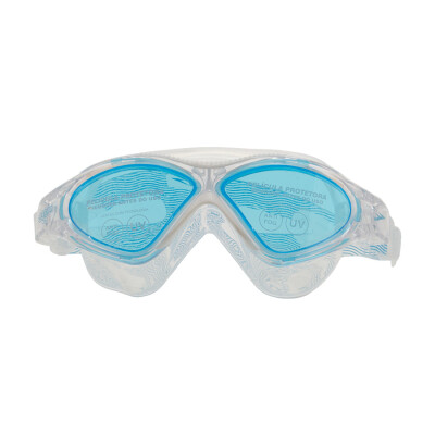 ÓCULOS NATAÇÃO SPEEDO OMEGA SWIM MASK - Transparente/azul