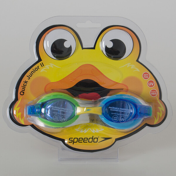 ÓCULOS SPEEDO QUICK II INFANTIL - Azul/verde