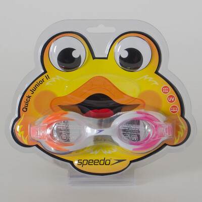 ÓCULOS SPEEDO QUICK II INFANTIL - Branco/pink