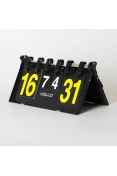 PLACAR VOLLO PVC RÍGIDO 7 SETS 31 PONTOS - Preto