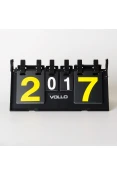 PLACAR VOLLO PVC RÍGIDO 7 SETS 31 PONTOS - Preto
