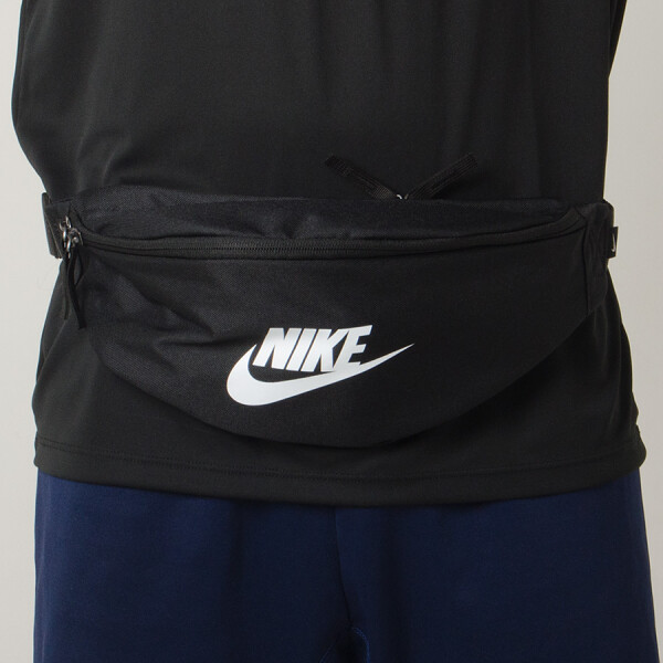 POCHETE NIKE HERITAGE HIP PACK - Preto/branco