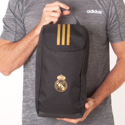 PORTA CHUTEIRA ADIDAS REAL MADRID - Preto/dourado